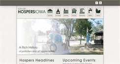 Desktop Screenshot of hospersiowa.com